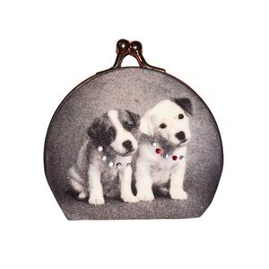 Vintage mirrored coin purse